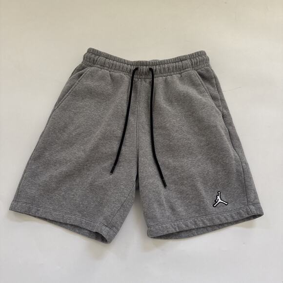 VTG Jordan Sweat Shorts Mens Embroidered Jumpman Logo Training Gym Small READ - Picture 1 of 12